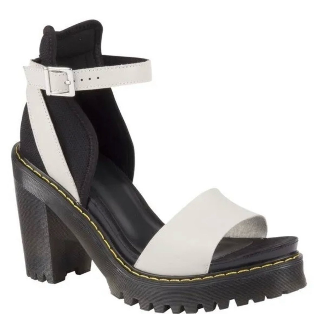 Rare vintage Dr Martin Madea Heels size US 5.  Gray/black.